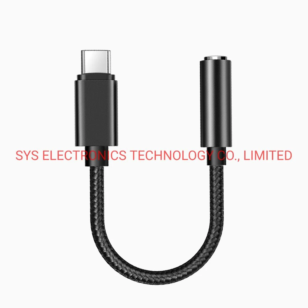 USB Type C to 3.5 Earphone Adapter Aux Audio Cable