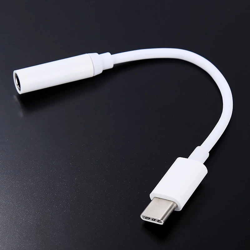 USB Type C to 3.5mm Headphone Earphone Audio Cable Adapter