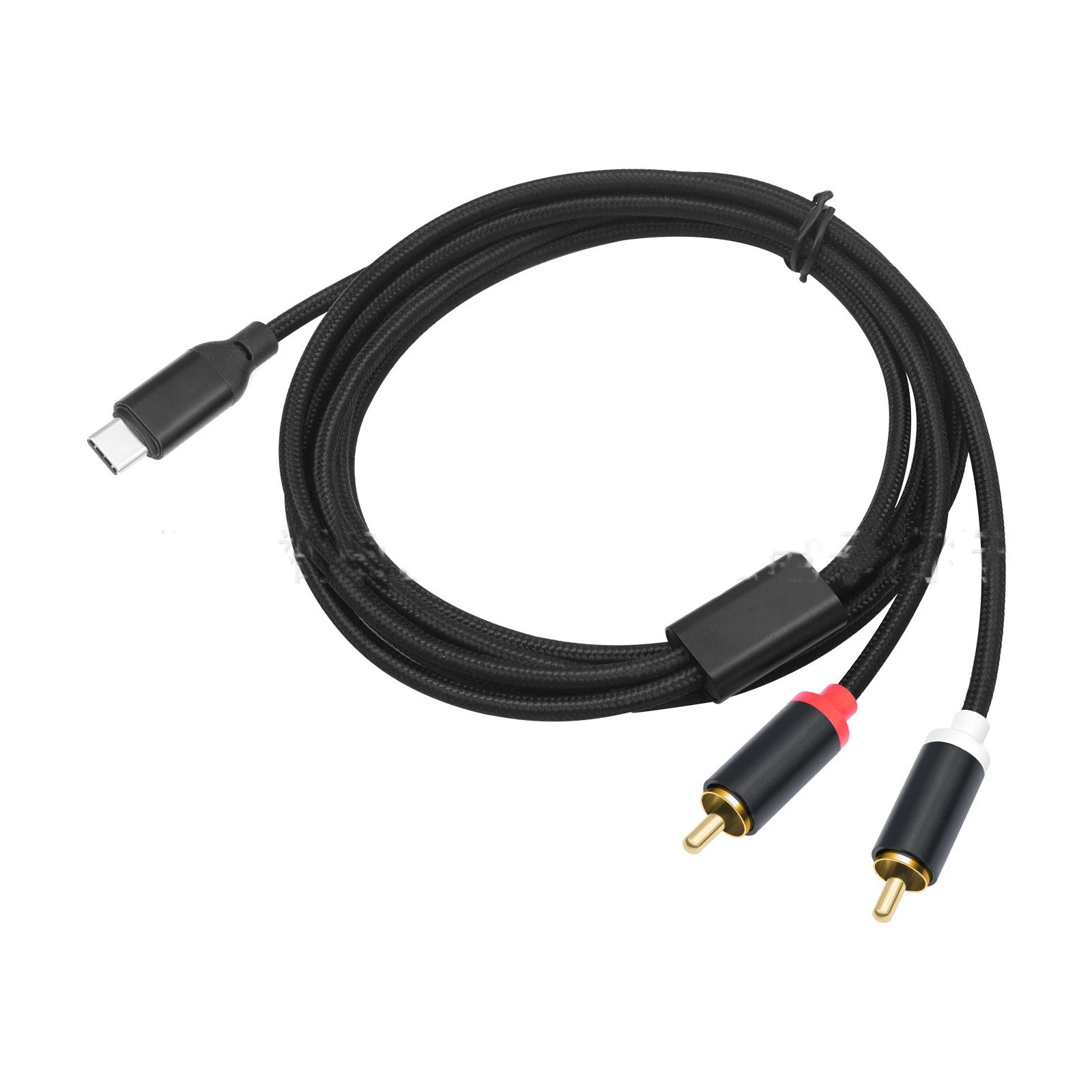 USB Type C to Dual RCA Male Splitter Y Cable Audio Cable
