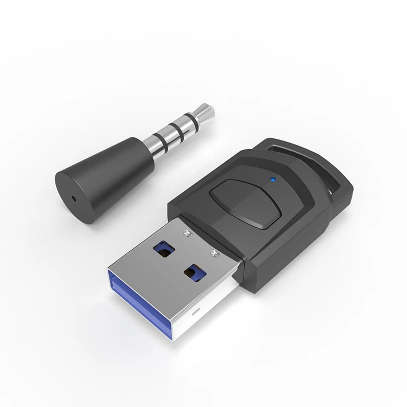 USB Wireless Bt Dongle Audio Transmitter Adapter for PS5/PS4/PC Headphone Receiver Game Accessories