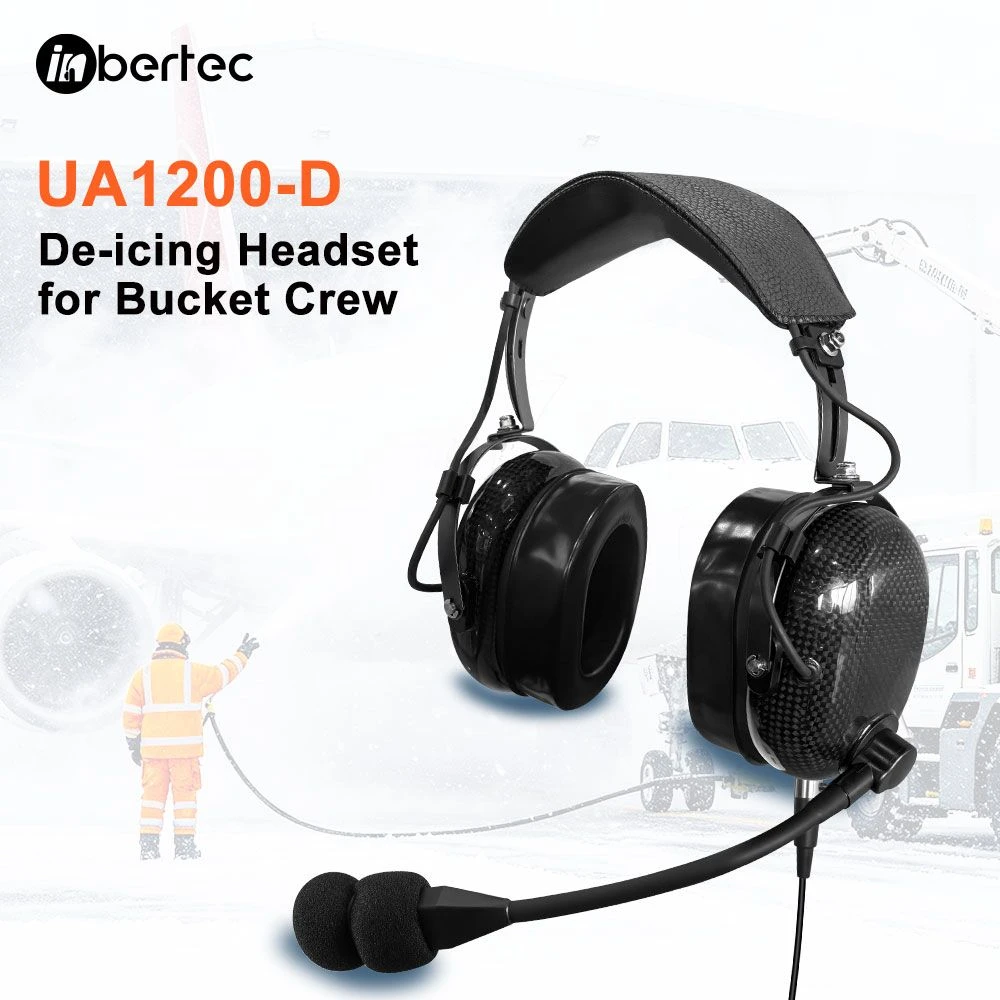 Ua1200d De-Icing Headset with Detachable Cable and Pnr Noise Reduction