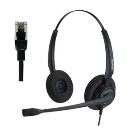 Ubeida Light Weight Telephone Headset (UB210D) for Call Center