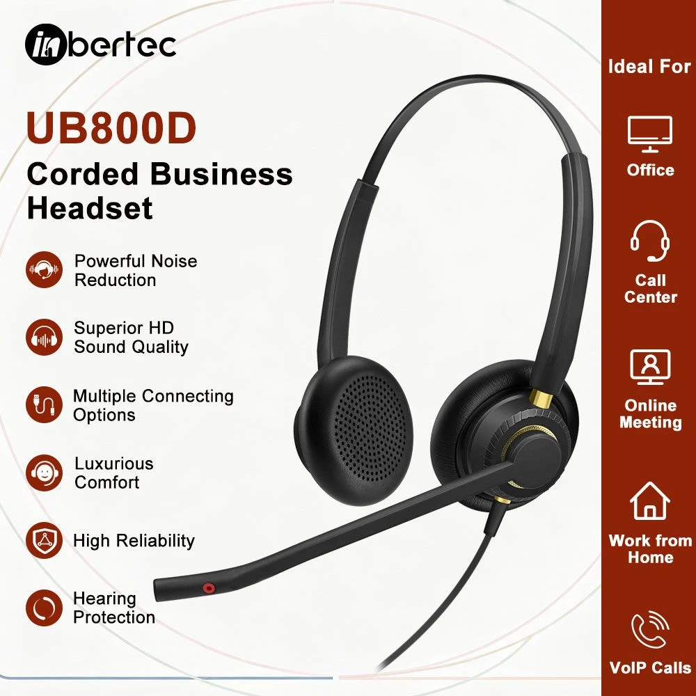 Ubeida Super Receiver Audio Quality Qd Headset (UB800DP)