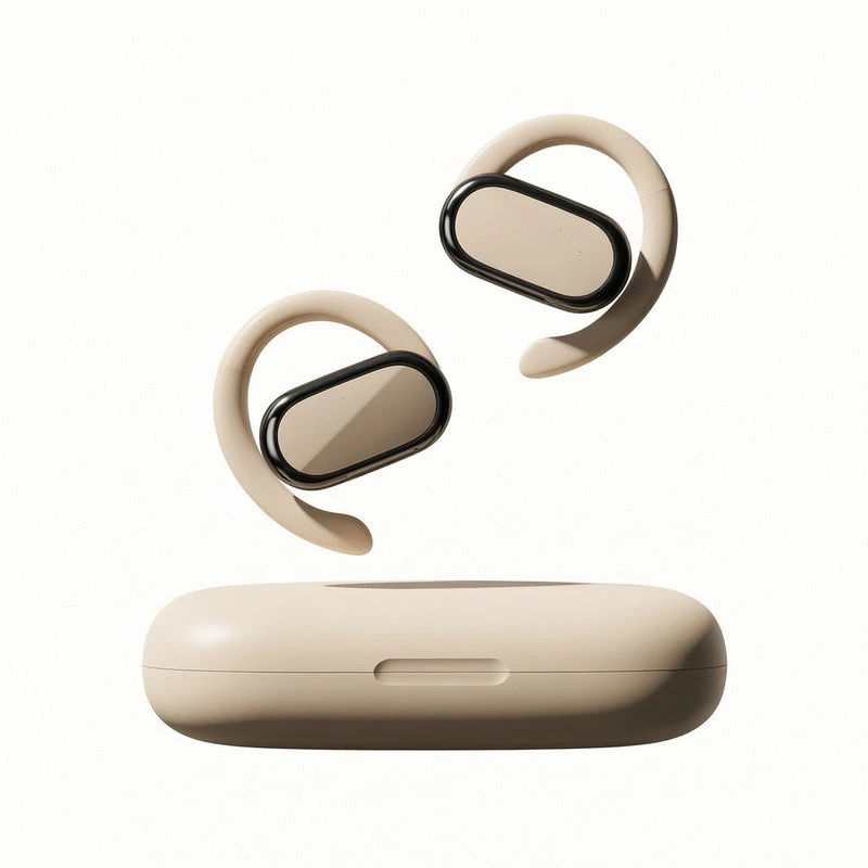 Ultimate Comfort Open-Ear Wireless Earbuds with Bluetooth 5.4 Connectivity