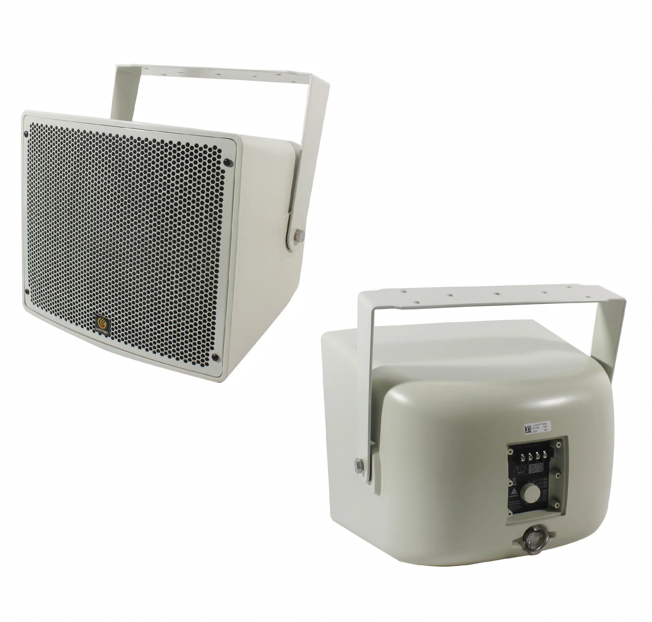 Ultra Compact Coaxial Two Way All Weather Horn Speaker with 70V 100V 8ohm Switch & IP55 for Outdoor PA Horn Speaker