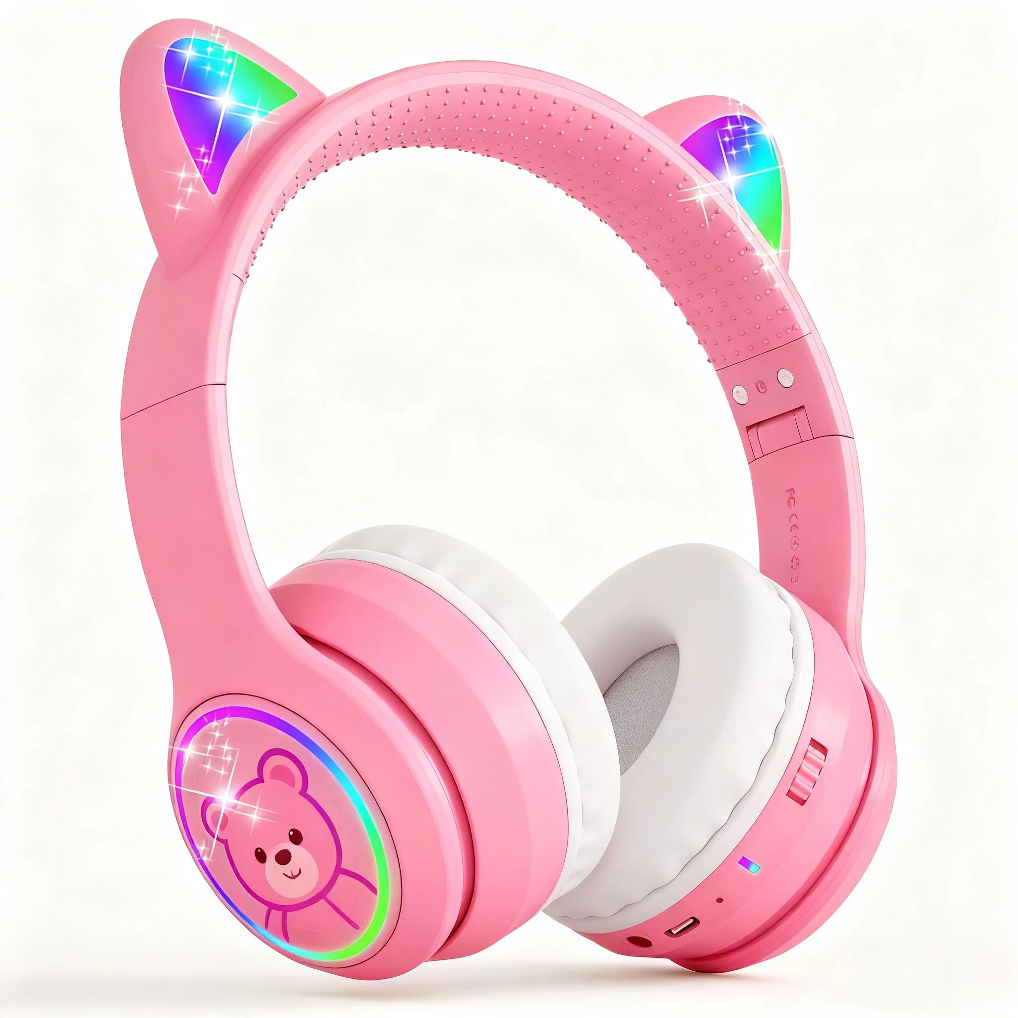 Ultra-Light Wireless Headphones for Kids with Adjustable Fit