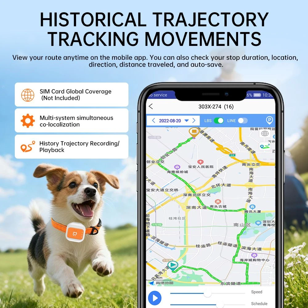 Ultra-Low Power Pet Tracker Ensures Extended Standby Time.