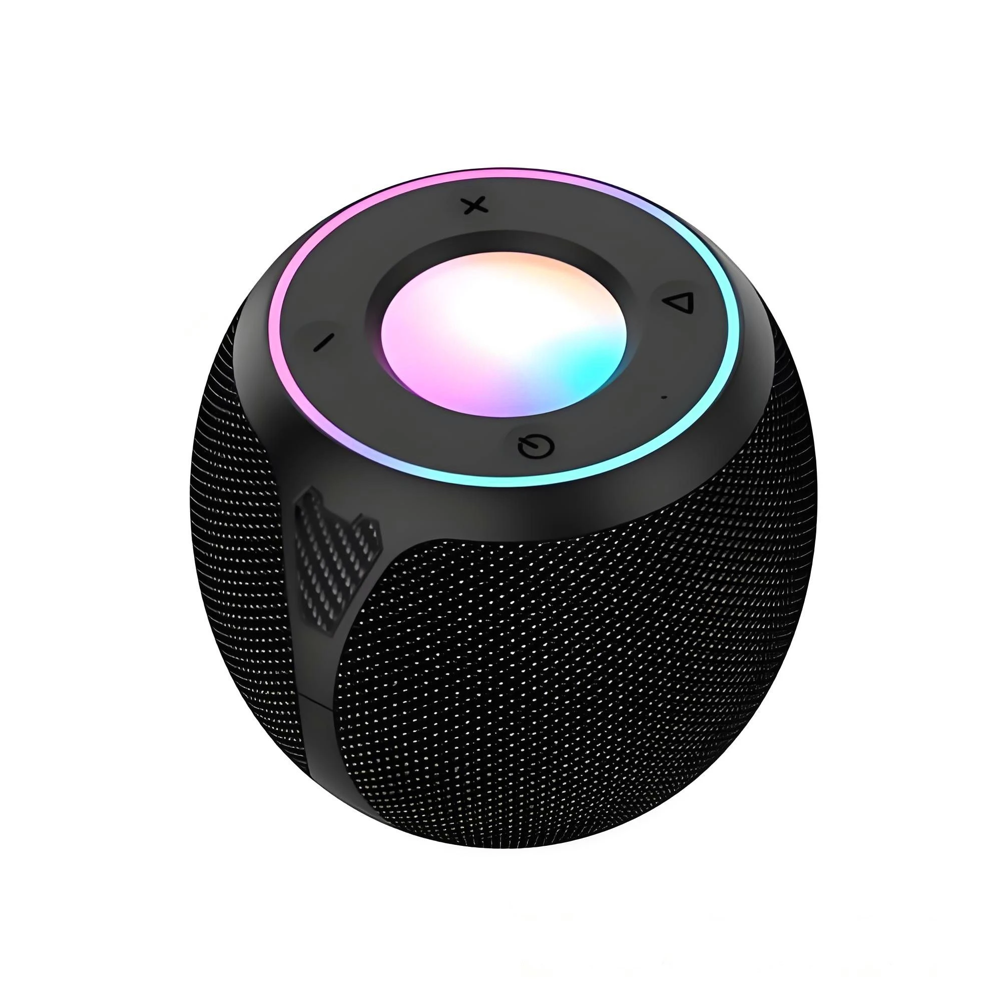 Ultra-Portable RGB Bluetooth Speaker: 5W Waterproof Outdoor Audio, Soft Fabric Feel and Vibrant Color Options