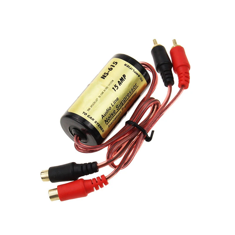 Universal 15A/20A/25A Audio Ground Loop Noise Isolator Filter