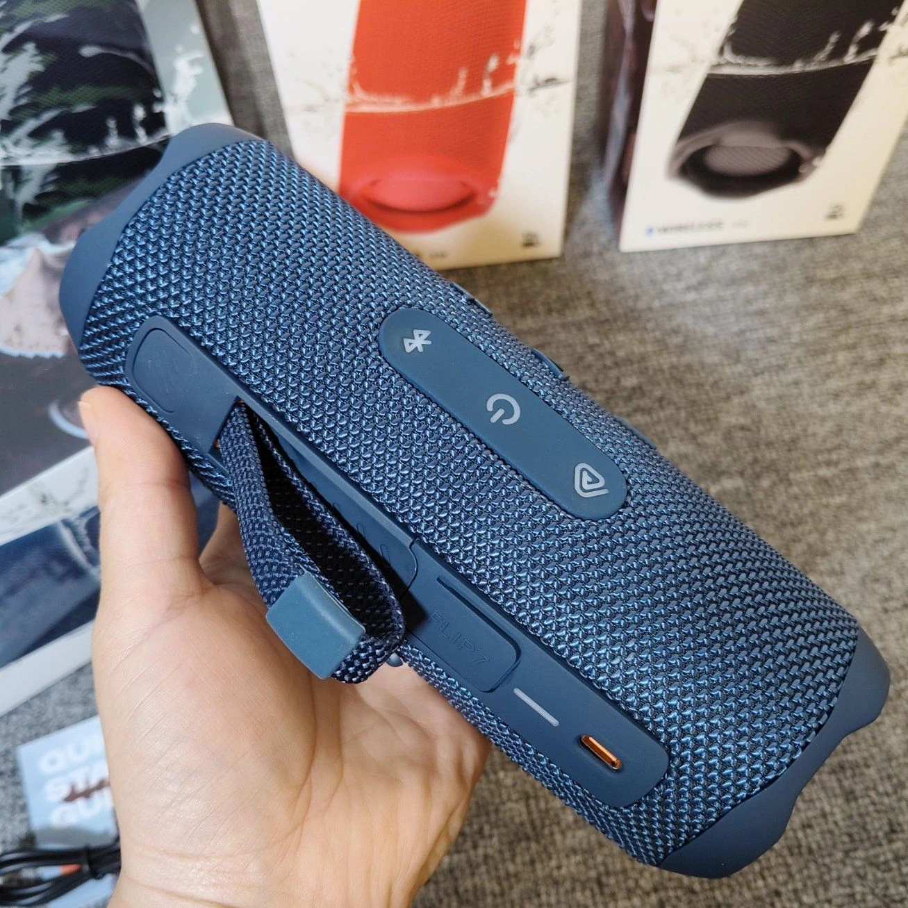 Us EU Stock New Flip7 Speaker Wireless Portable Waterproof Bluetooth Flip6 Speaker