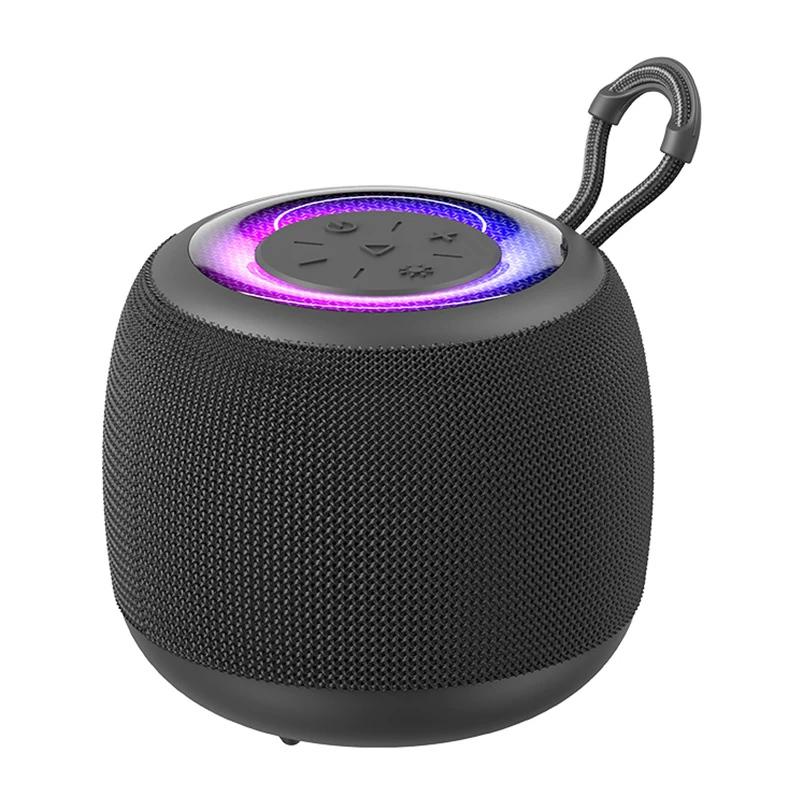 Us-Yx014 Yin Series Portable Tws Bluetooth Speaker Mini Wireless Subwoofer Speaker with Colorful Light