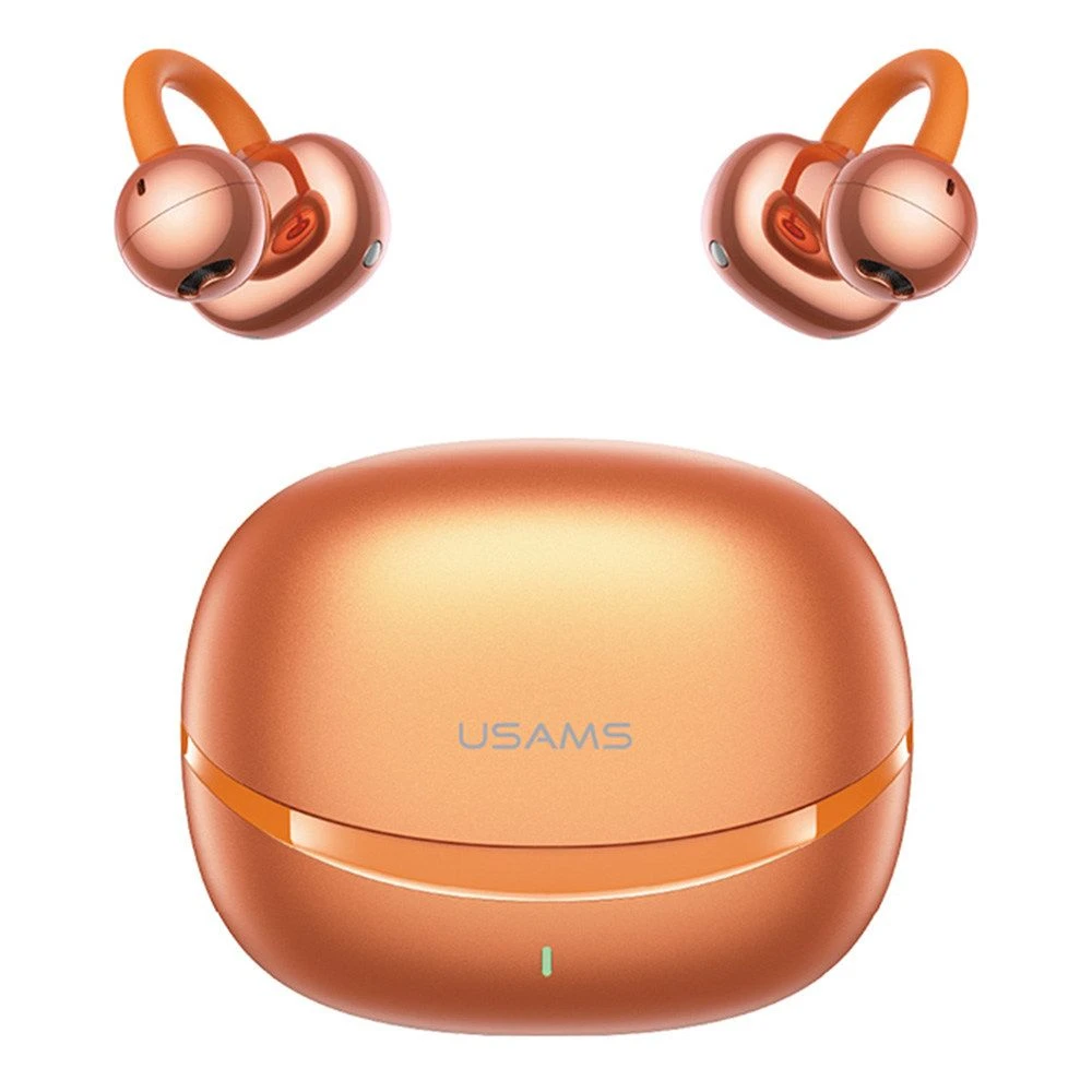 Usams Echo R03 Clip-on Earbuds 11mm Driver Bluetooth-Compatible 6.0 Wireless Earbuds Earphone