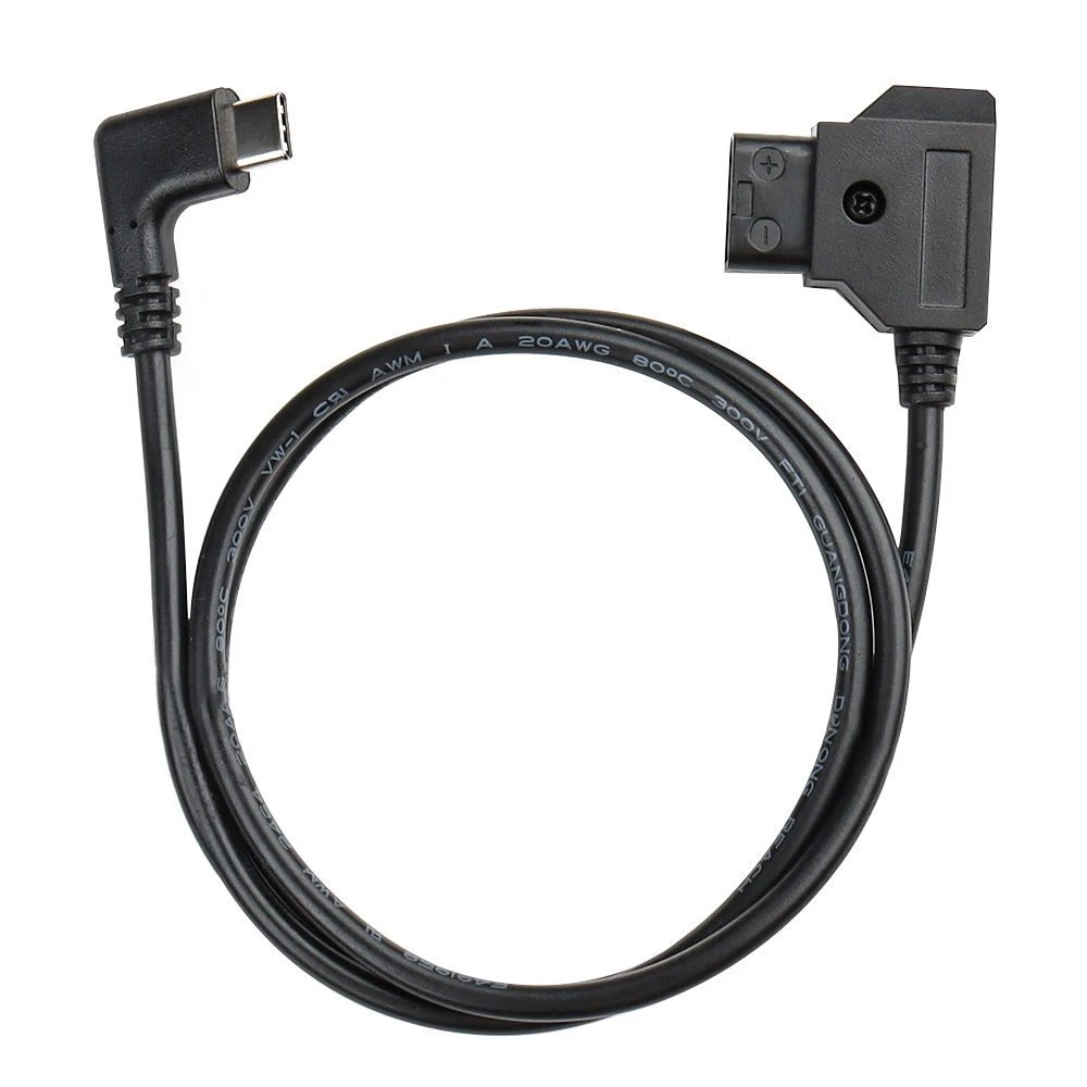 V-Mount D-Tap to USB-C Charging Cord for Dji SDR Video Transmission Durable Straight Power Wire