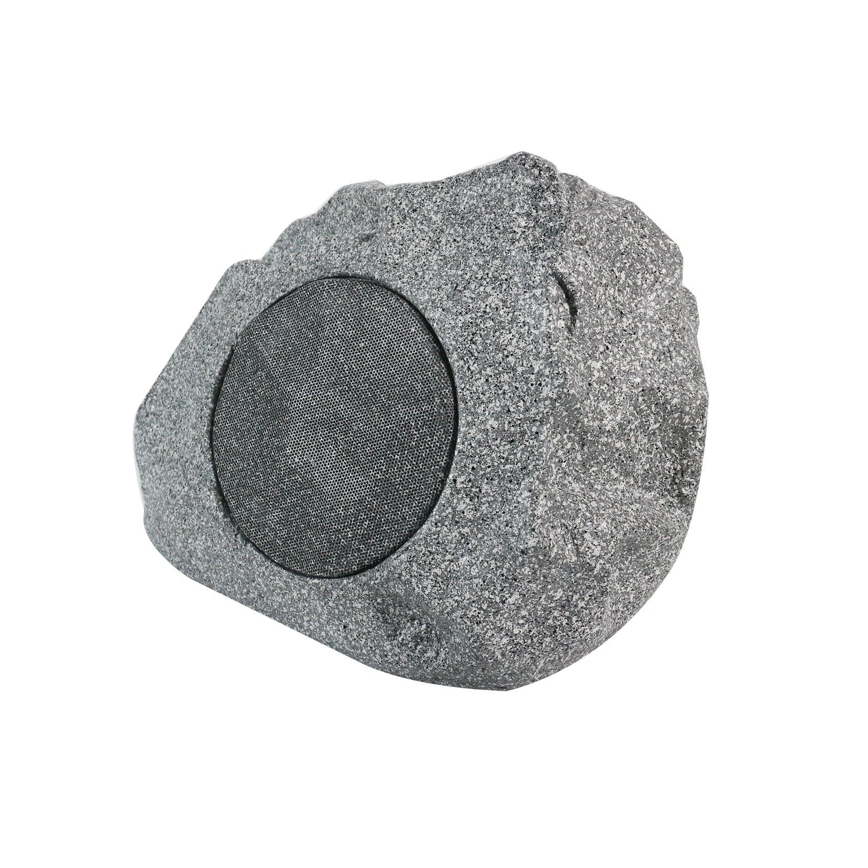 V Waterproof Tws Bluetooth Rock Speaker with Solar Charger Fast Installation for Garden Patio
