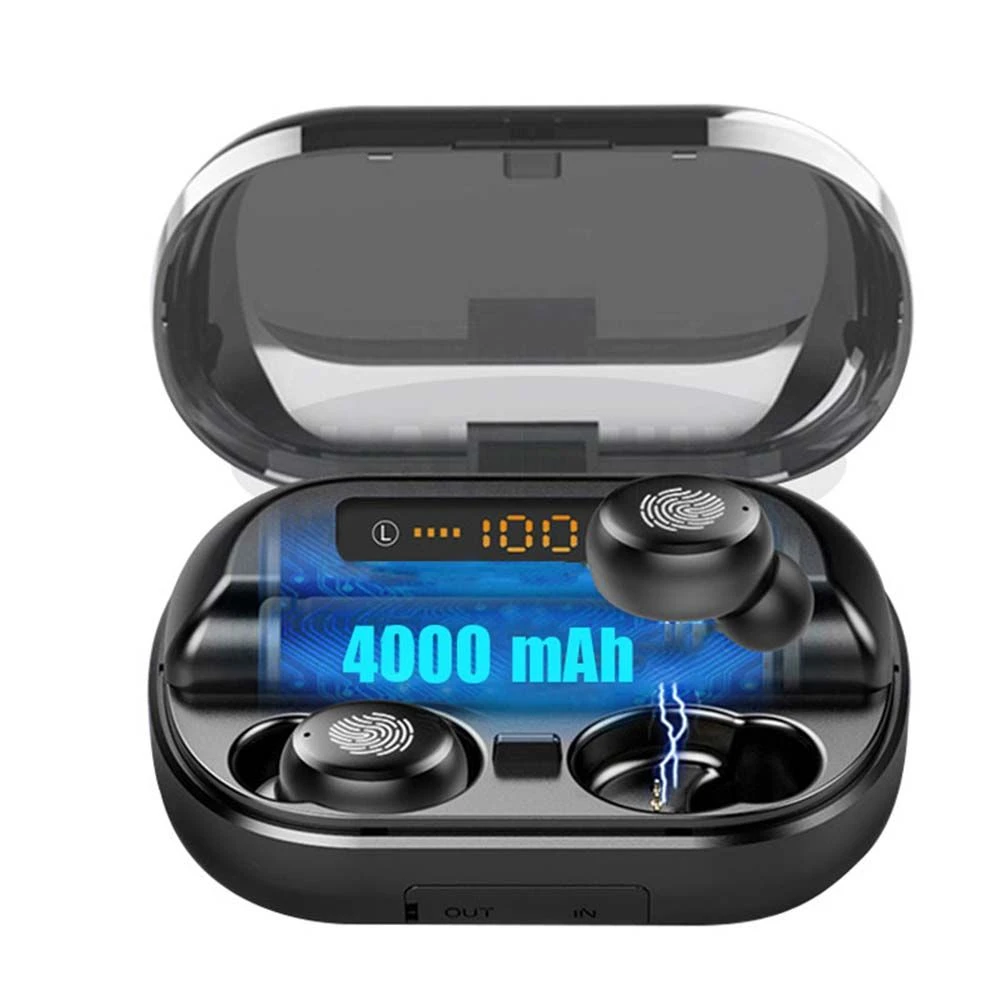 V11 Touch Control Large Battery Tws Stereo True Wireless Earbuds Earphone