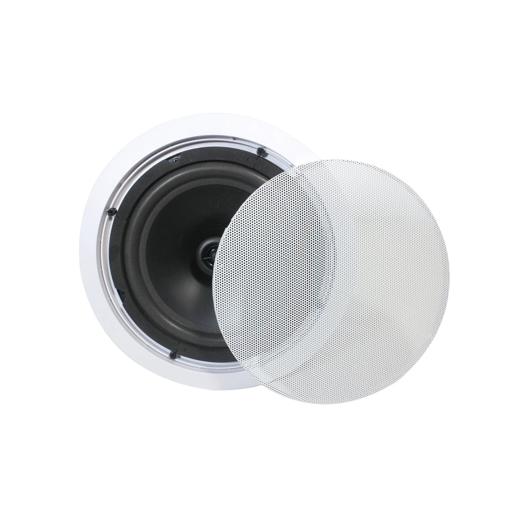 Versatile for Various Applications White Color Coaxial 8-Inch High Spl Metal Ceiling Speaker with Fire Dome