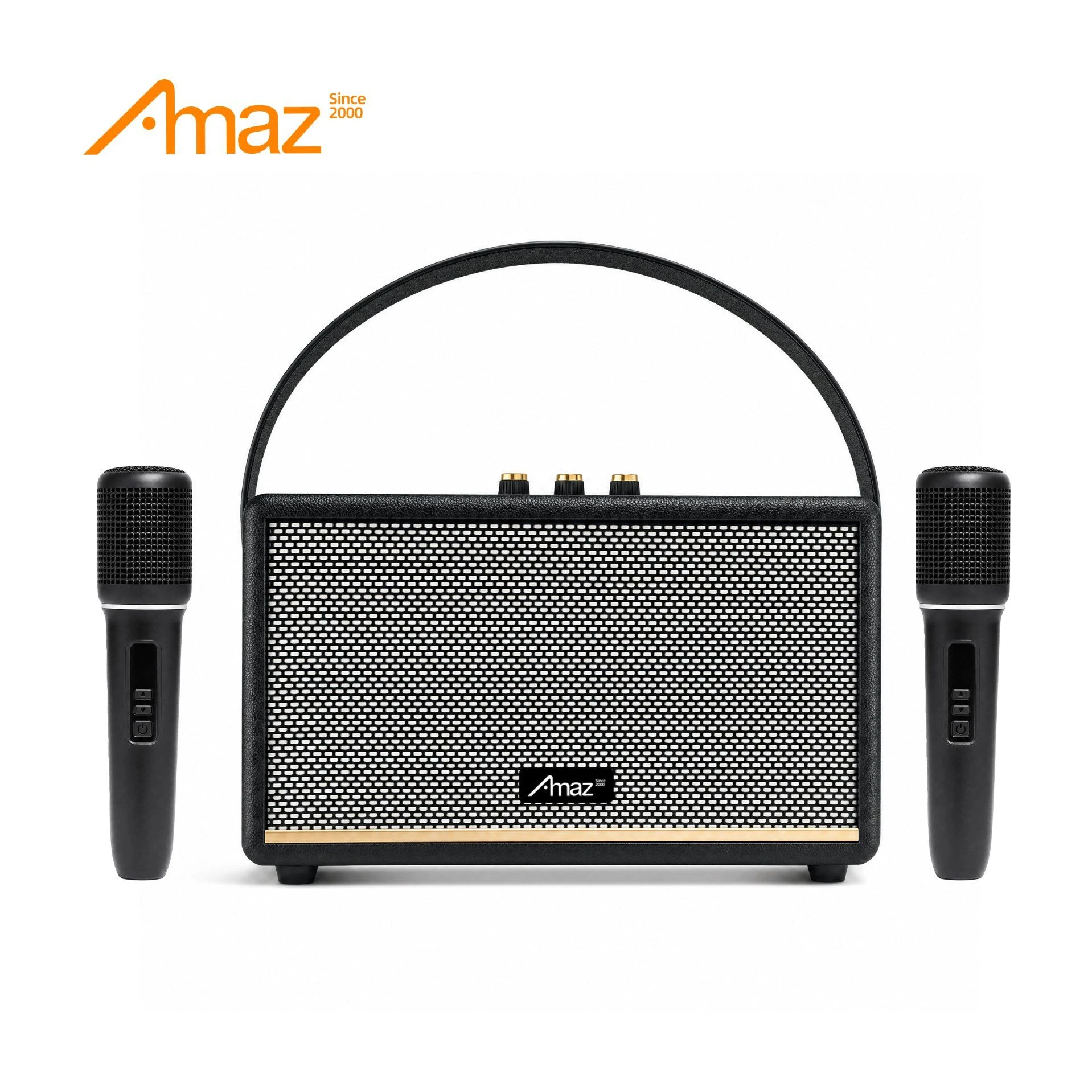 Vintage Style Portable Leather Box Speaker Mk-324