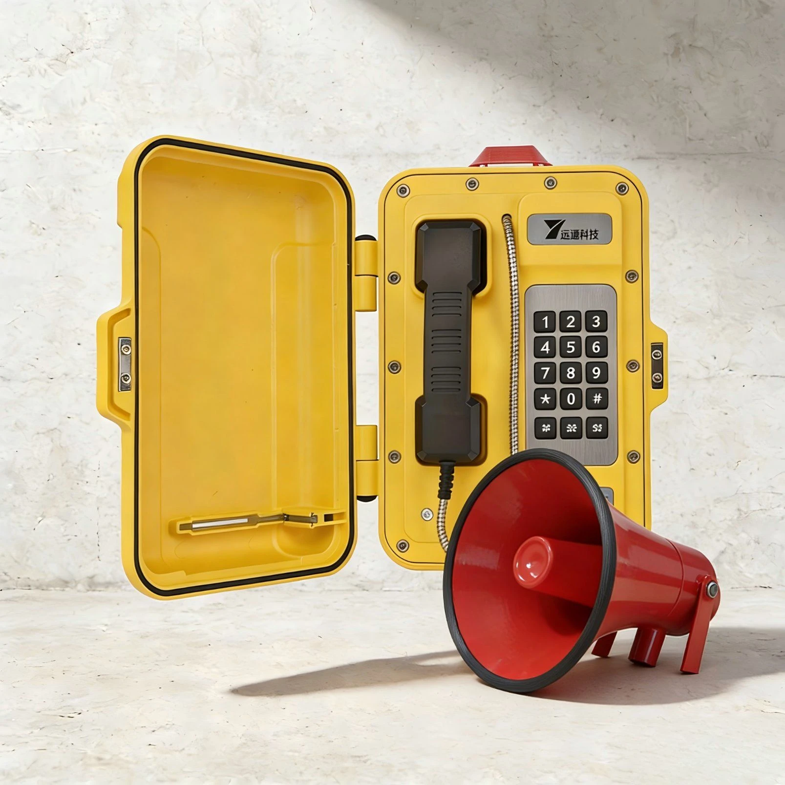 VoIP Tunnel Waterproof Industrial Weatherproof Telephone with Horn Speaker