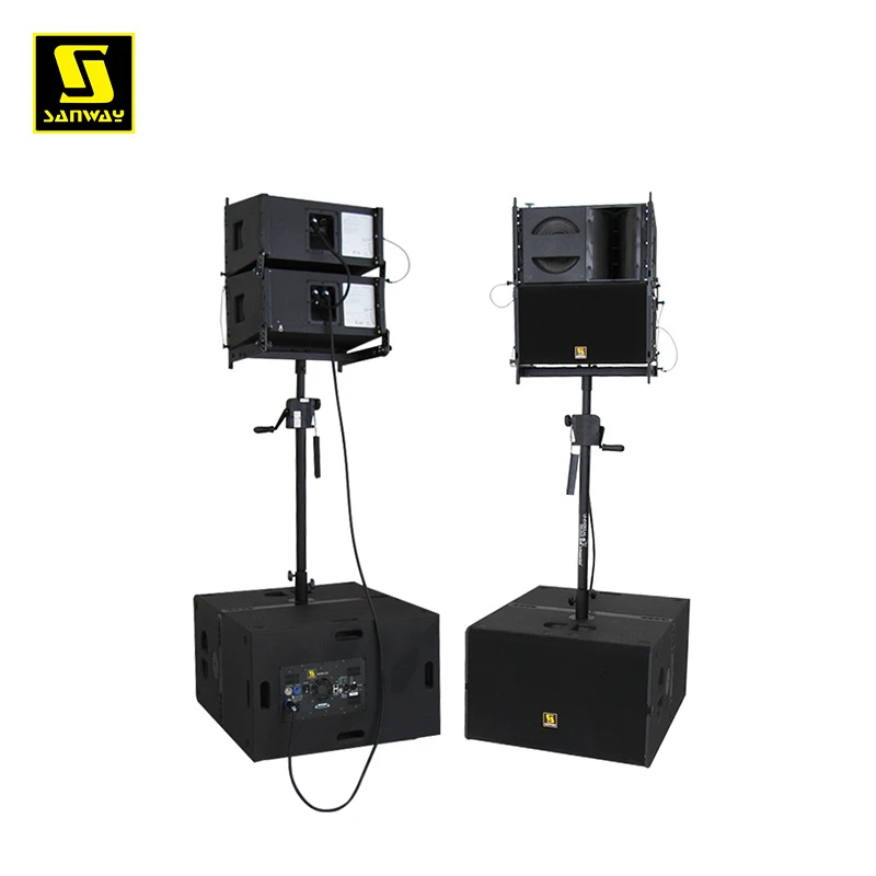 Vr10&S30 10 Inch Tops and 15 Inch Subs Professional Powered Active Line Array System, Professional Indoor and Outdoor Stage Loudspeaker