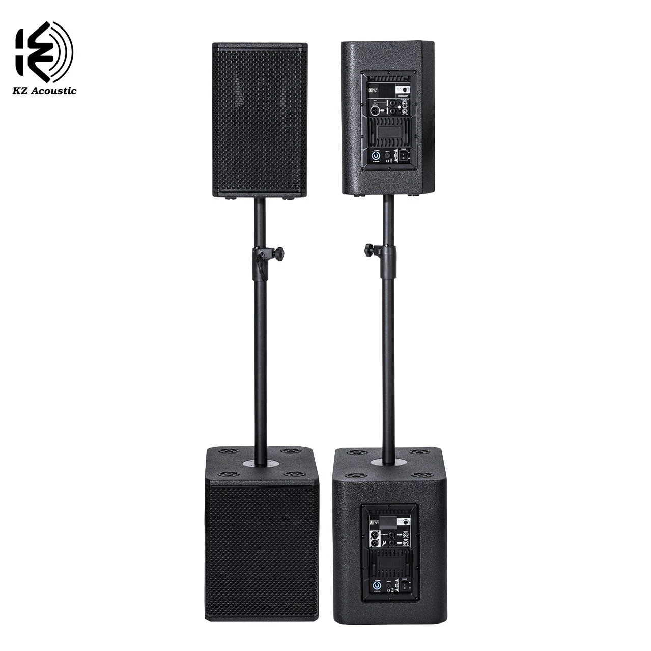 Vtx10SA+Vtx08A Kangzheng 10″ Subwoofer and 8 Inch Wooden Speaker Package