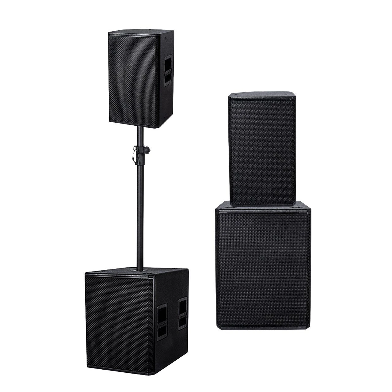Vtx12A+Vtx15SA 12 Inch Active Wooden Speaker with 15 Inch Active Subwoofer System