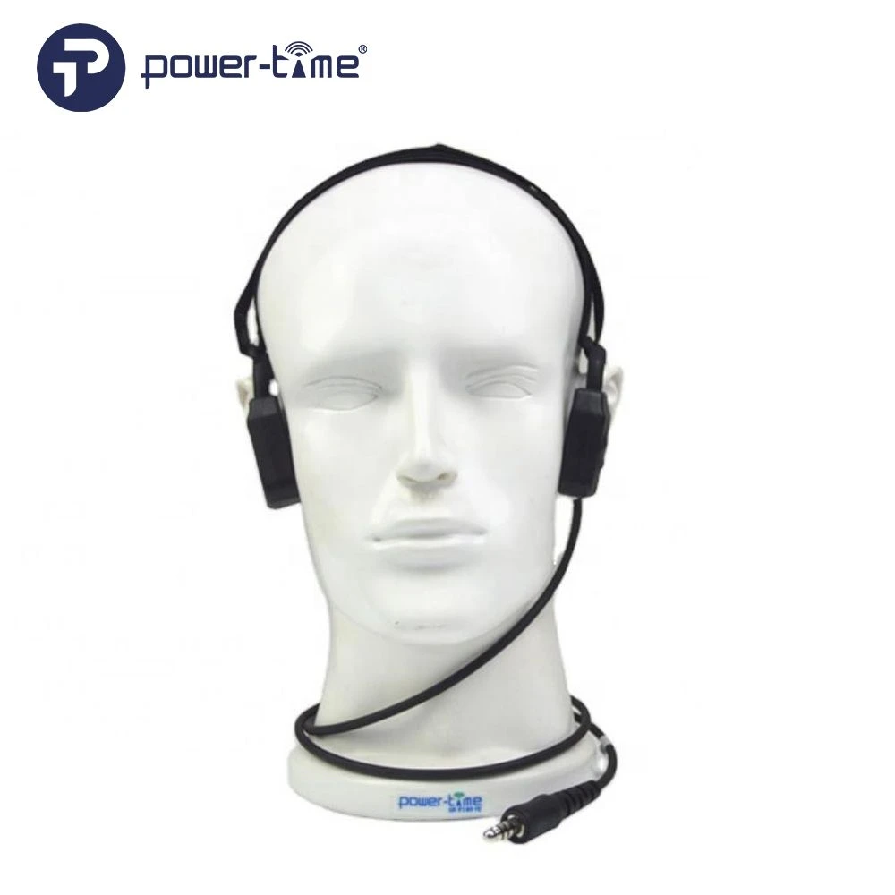 Walkie Talkie Cheek Bone Conduction Microphone Headset for Hytera