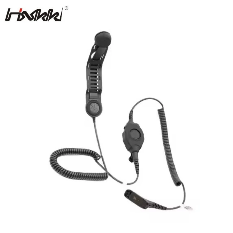 Walkie Talkie Head Bone Conduction Microphone Helmet Headset for Fire Fighting