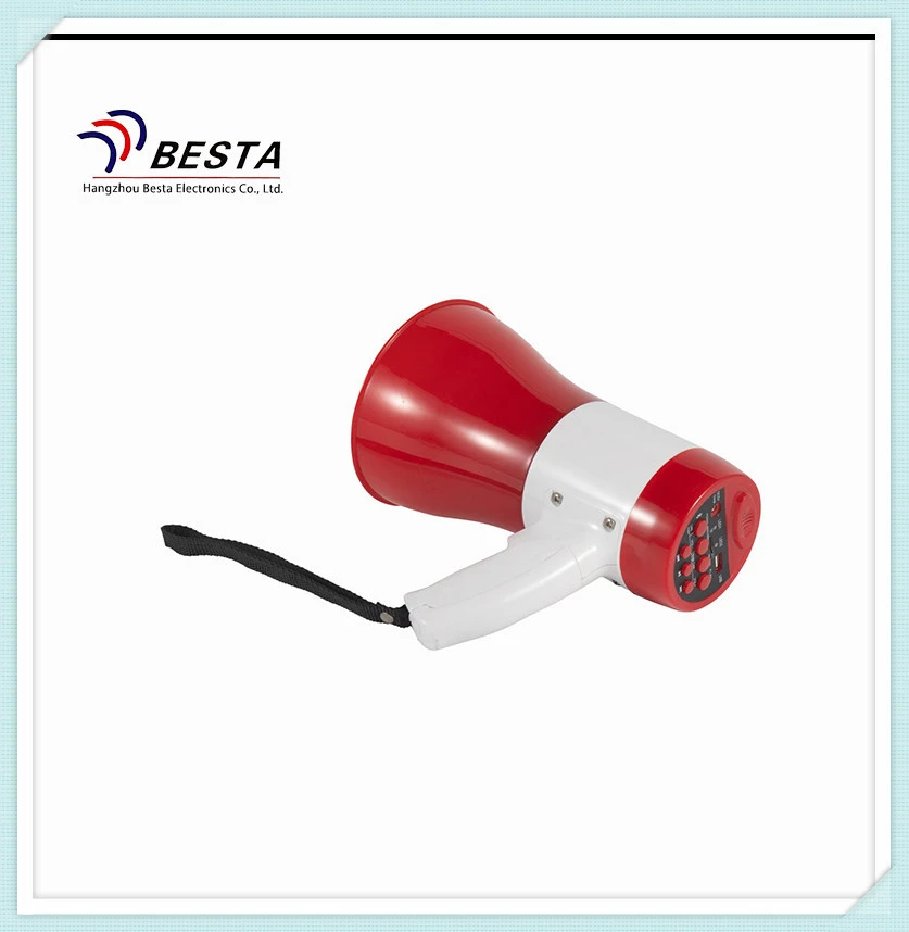 Waterproof Megaphone 15W Bullhorn Outdoor for Police with Lithium Batteryy