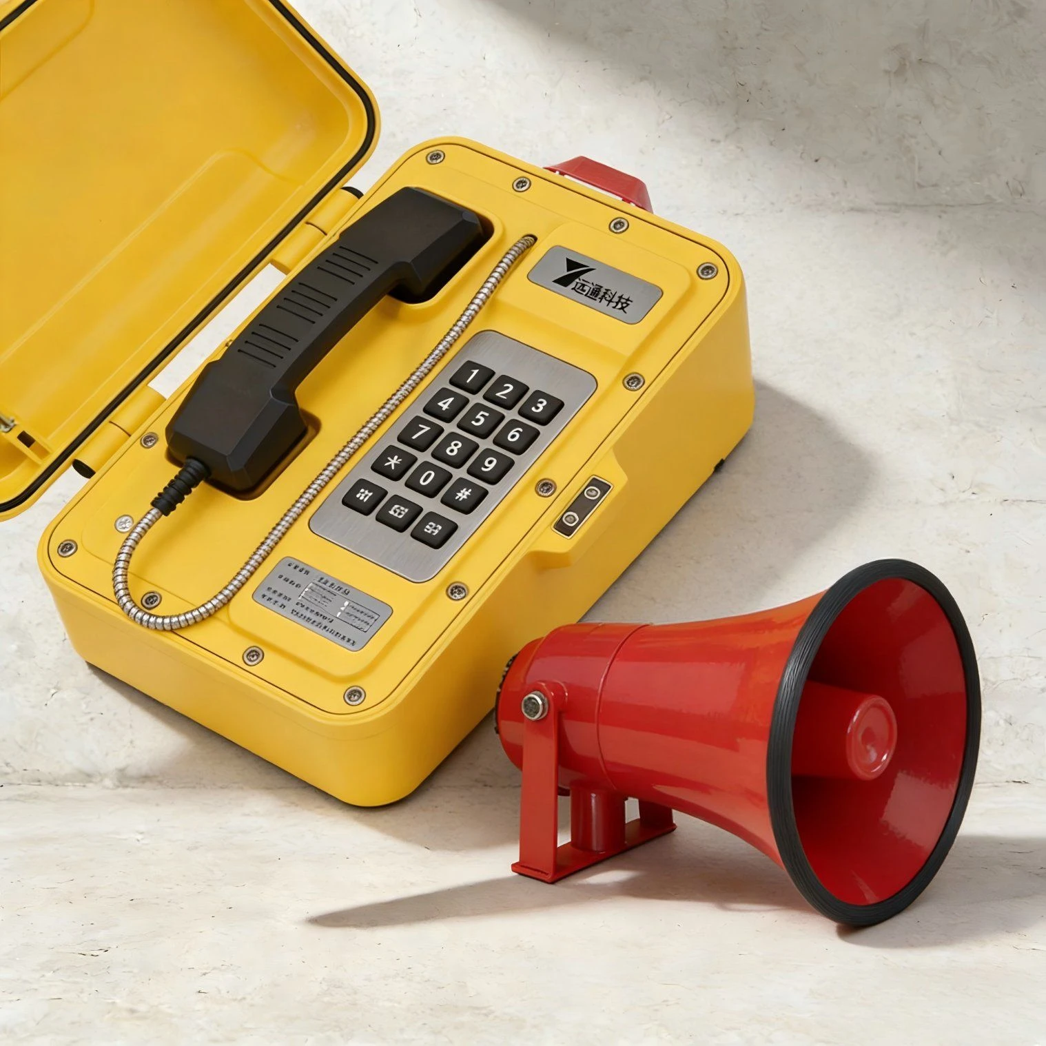 Waterproof Outdoor Industrial Telephone with Waterproof Speaker