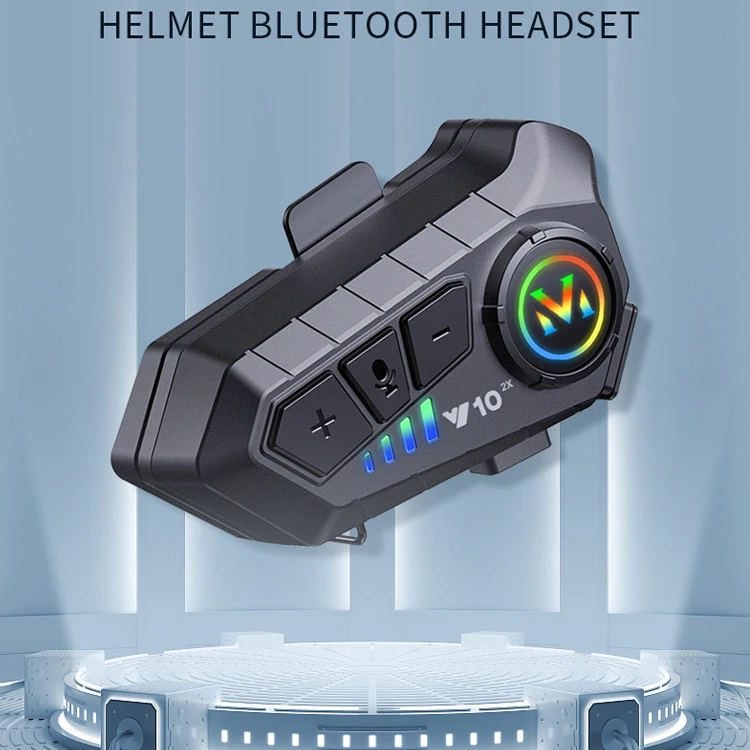 Waterproof Super-Long Standby Automatic Answering One-Click Voice Assistant Motorcycle Bluetooth Helmet Headset