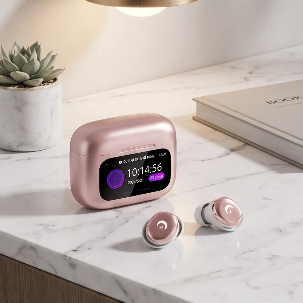 Waterproof Wireless Tws Earbuds Noise Canceling New Design Gaming Earbuds Lightweight Tws Bt Earphones in-Ear Stereo Headphones with Long Battery Life