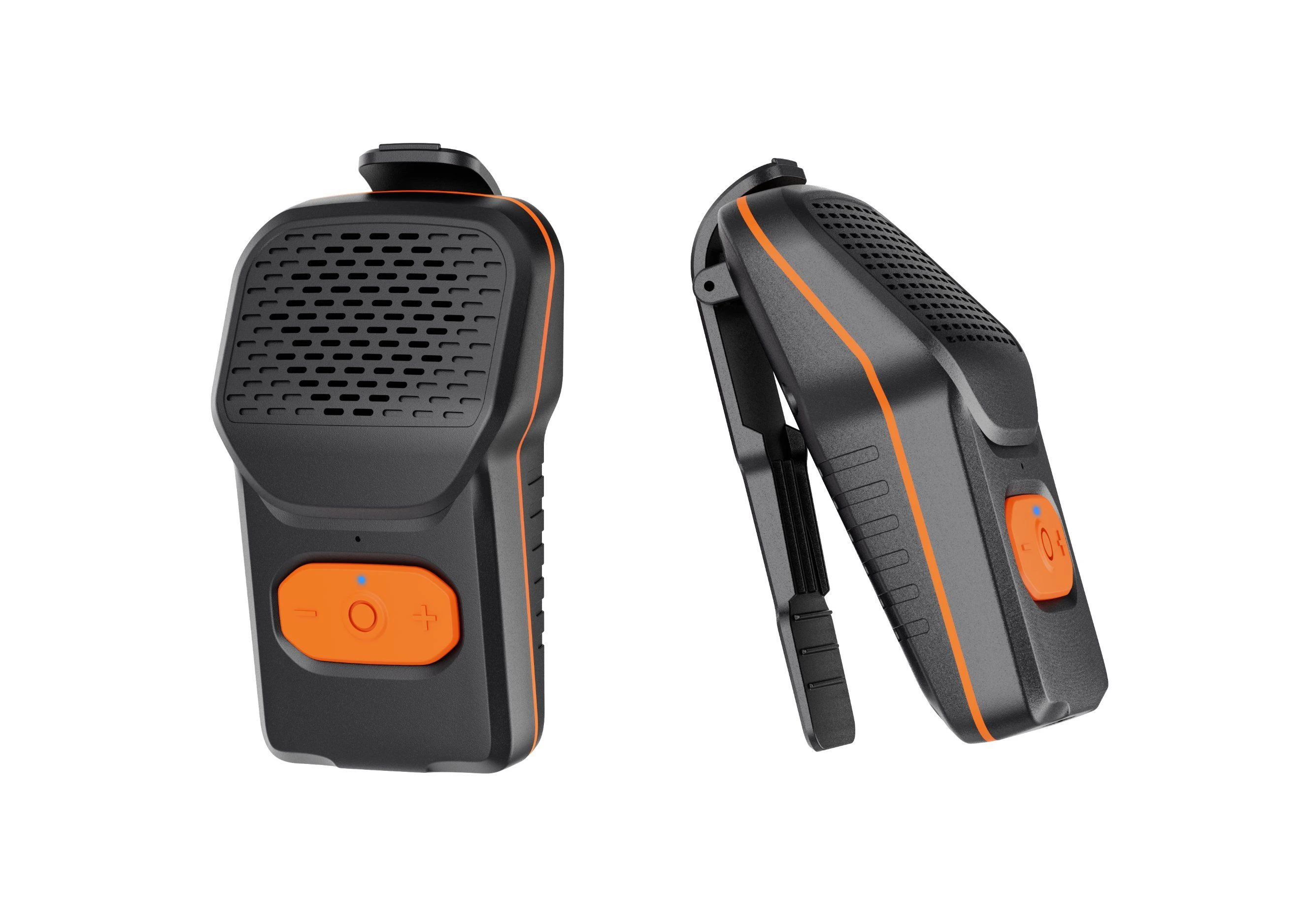 Wearable Waterproof Bluetooth Speaker – Wireless Portable Speakers – up to 10 Hours Battery Life – Clip Speaker with Microphone