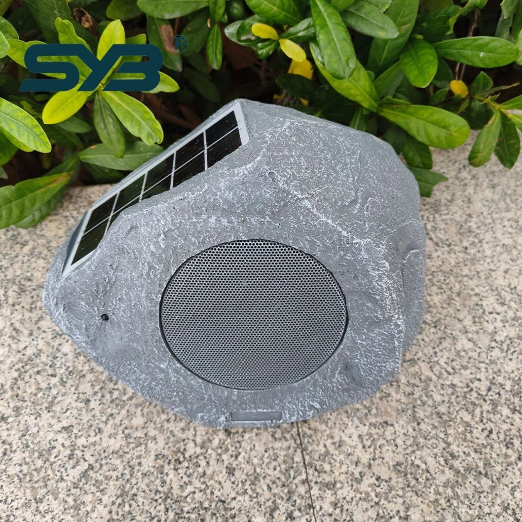 Weather Resistant 10W Wireless Bluetooth 4-Inch Rock Speaker for Outdoor Patios and Lawns
