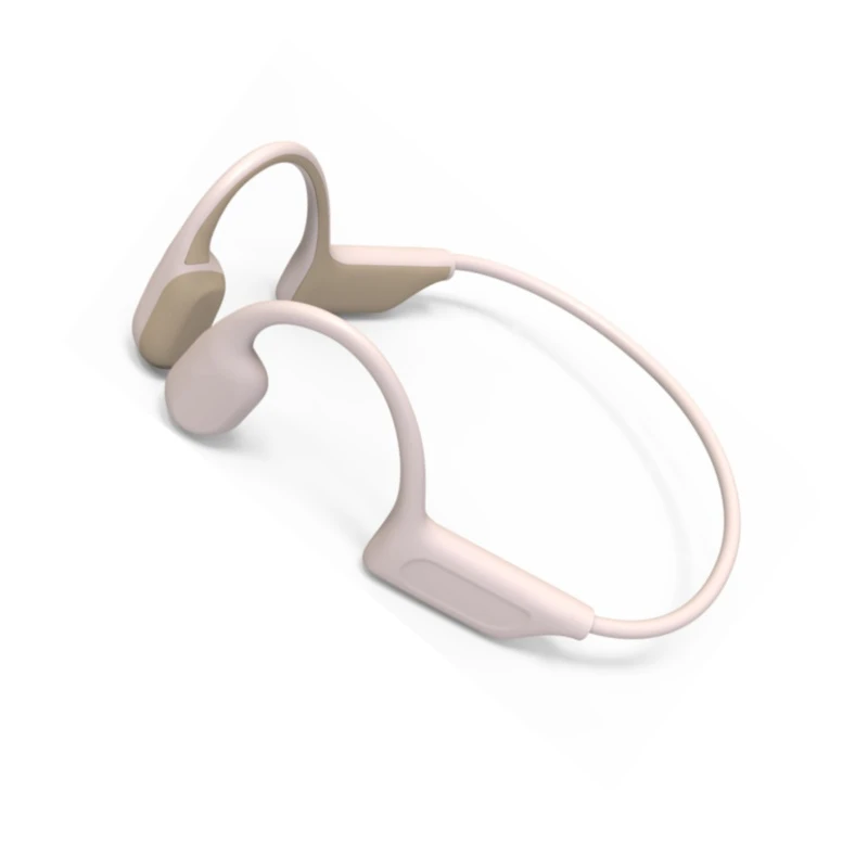 White Headband Headsets Bluetooth Waterproof Earphone Long Life Ear-Hook Earbuds
