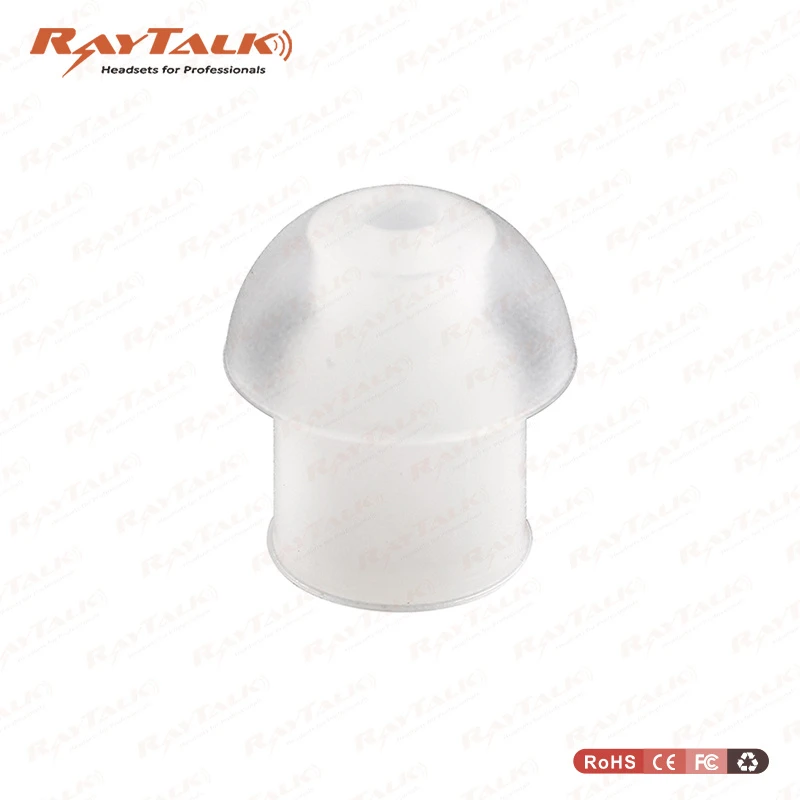 White Silicone Rubber Replacement Mushroom Ear Tips Earbud