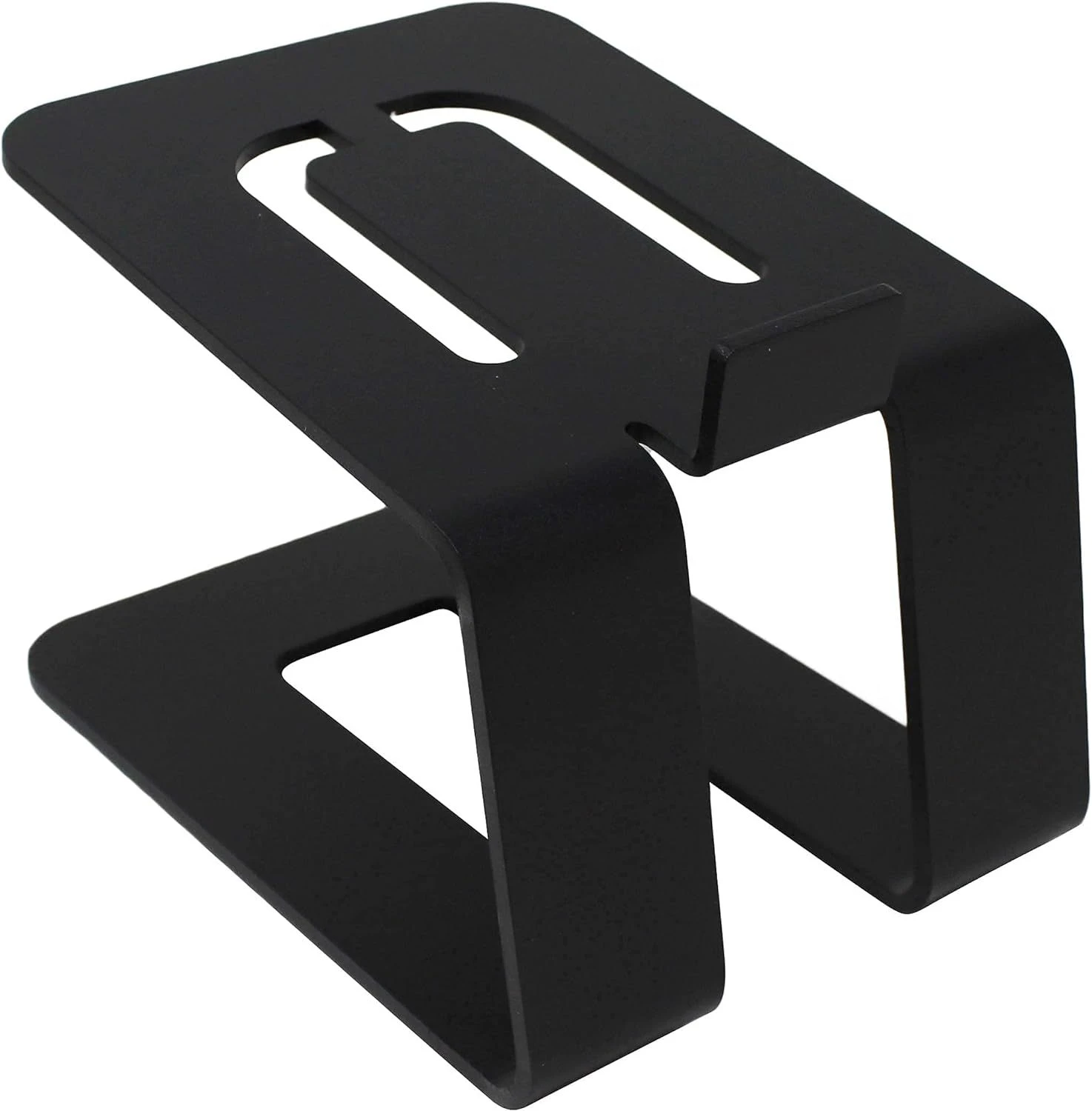 White Studio Monitor Speaker Stands Professional Desktop Audio Accessories