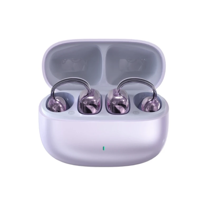 Wholesale Air Clip Open Ear Earbuds Wireless Headphones with Large Capacity Charging Case Factory Custom Logo