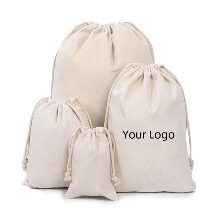 Wholesale Canvas Cotton Drawstring Shoe Bags Cloth Dust Bag