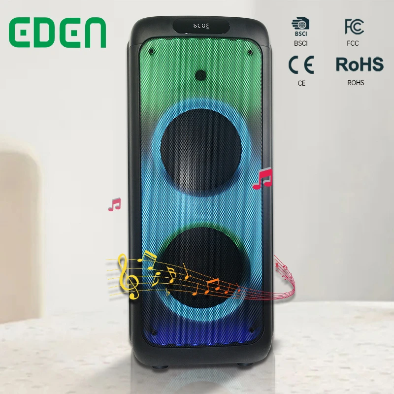 Wholesale Dual 10 Inch Bluetooth Wireless Home Theater LED Display PRO Speaker Party Box