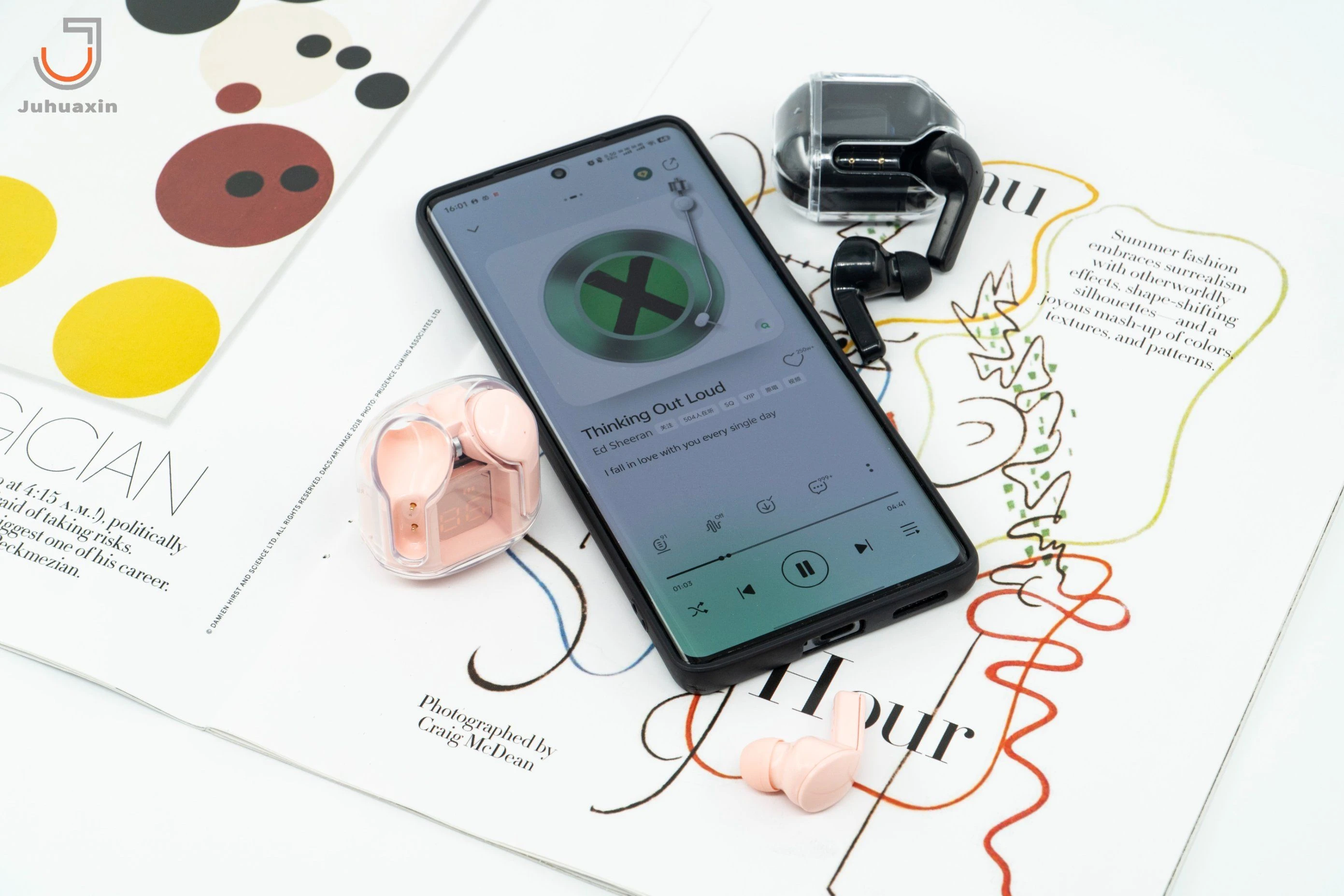 Wholesale Factory Transparent Digital Display Stereo True Tws Wireless Bluetooth Headset in-Ear Headphones