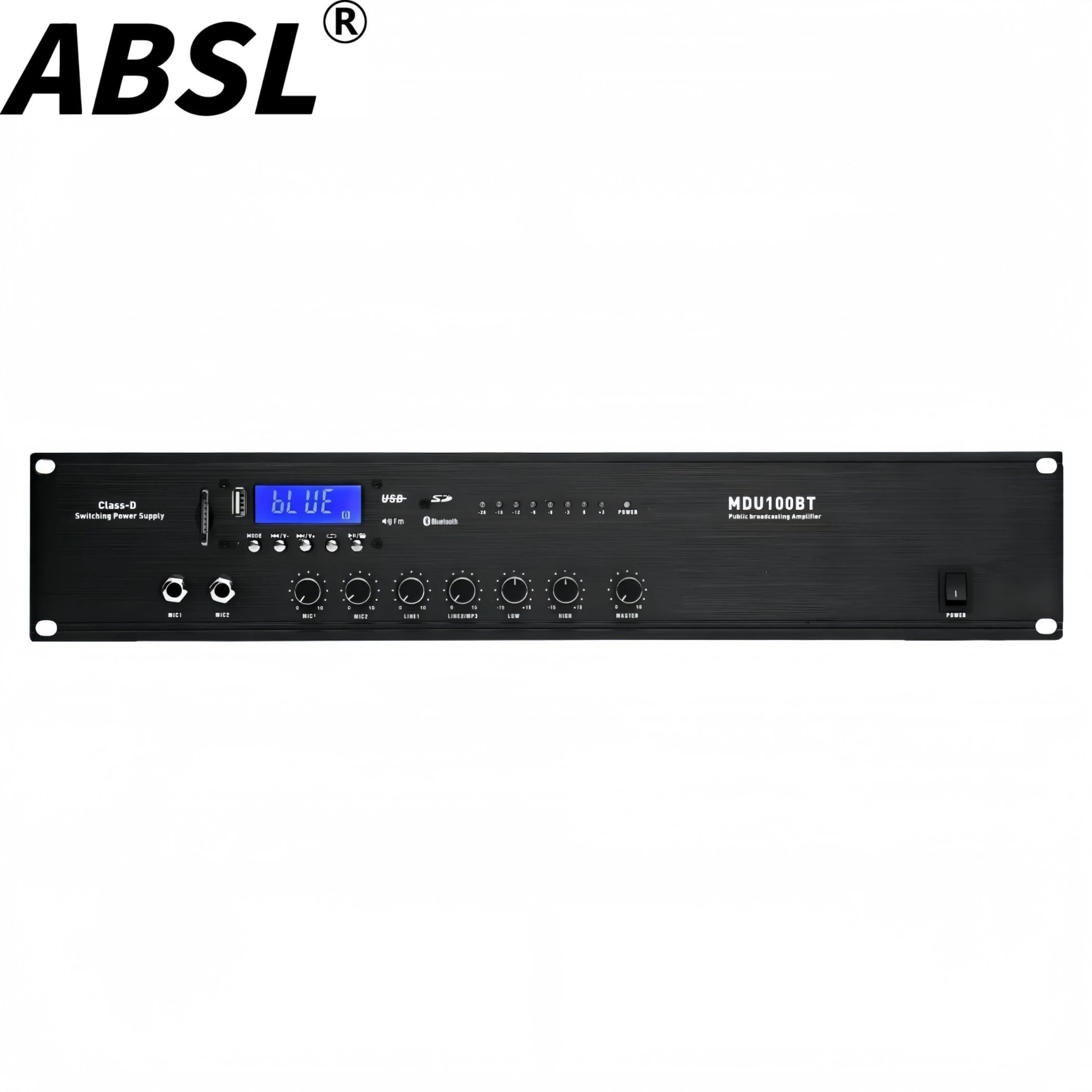 Wholesale High-Quality 100W Class-D PA Bluetooth Audio Power Amplifier with MP3 Player