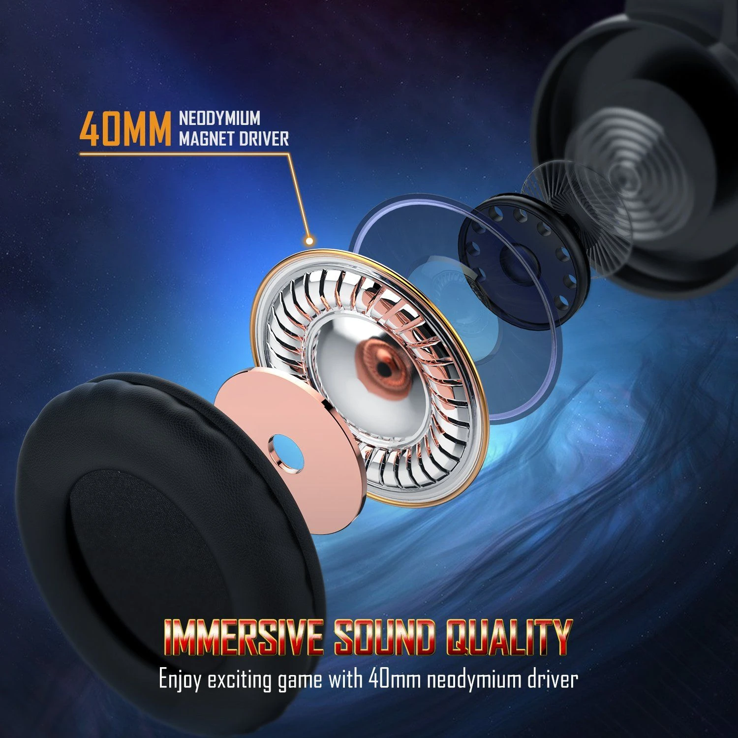 Wholesale High Quality Popular Headband Headset Computer Microphone Language Surround Sounds Headphones Onikuma K19