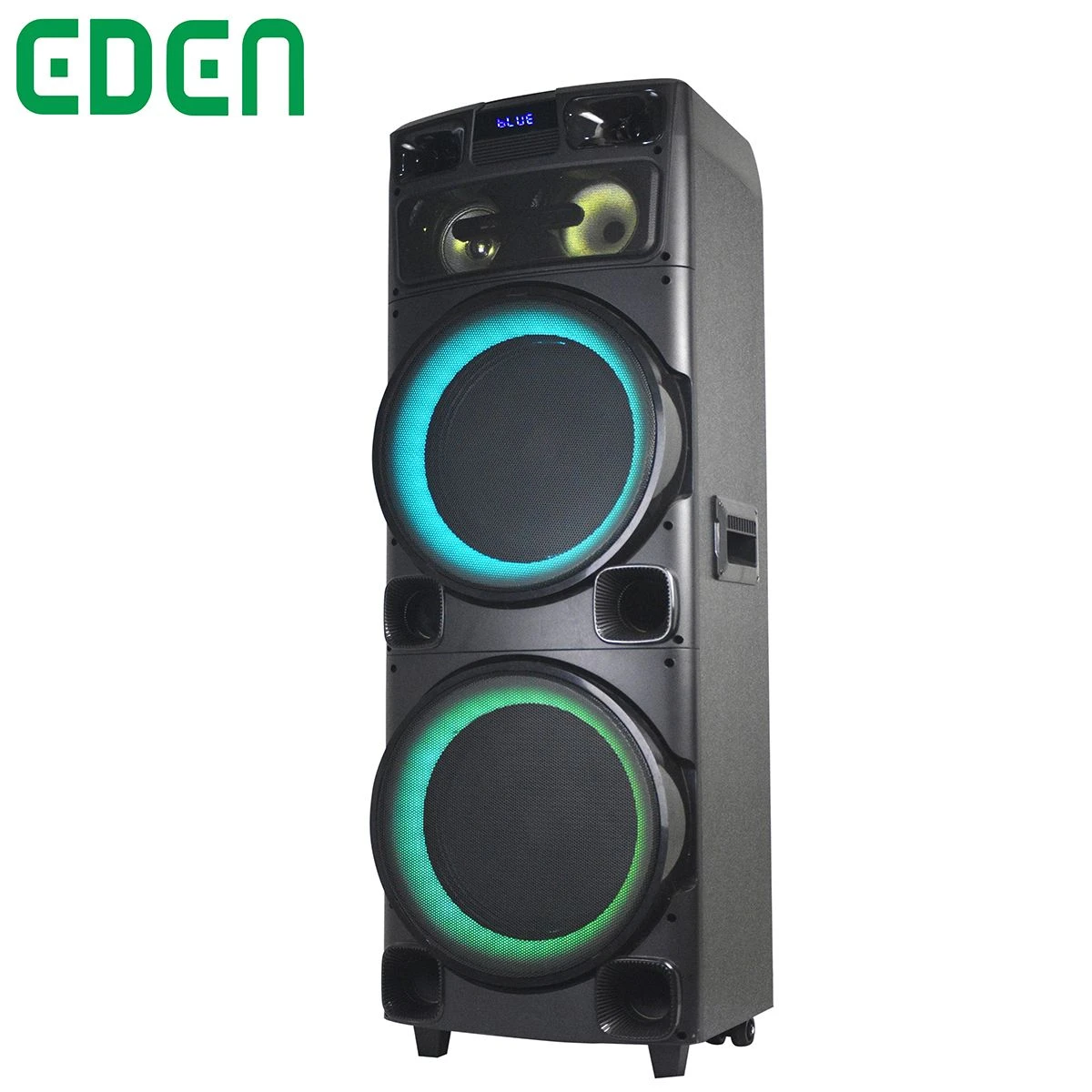 Wholesale Jblspeaker Active 12inch Wooden Cabinet Outdoor Portable Wireless Rechargeable DJ FM Sound Box Handle Bluetooth PA Speaker with LED Light