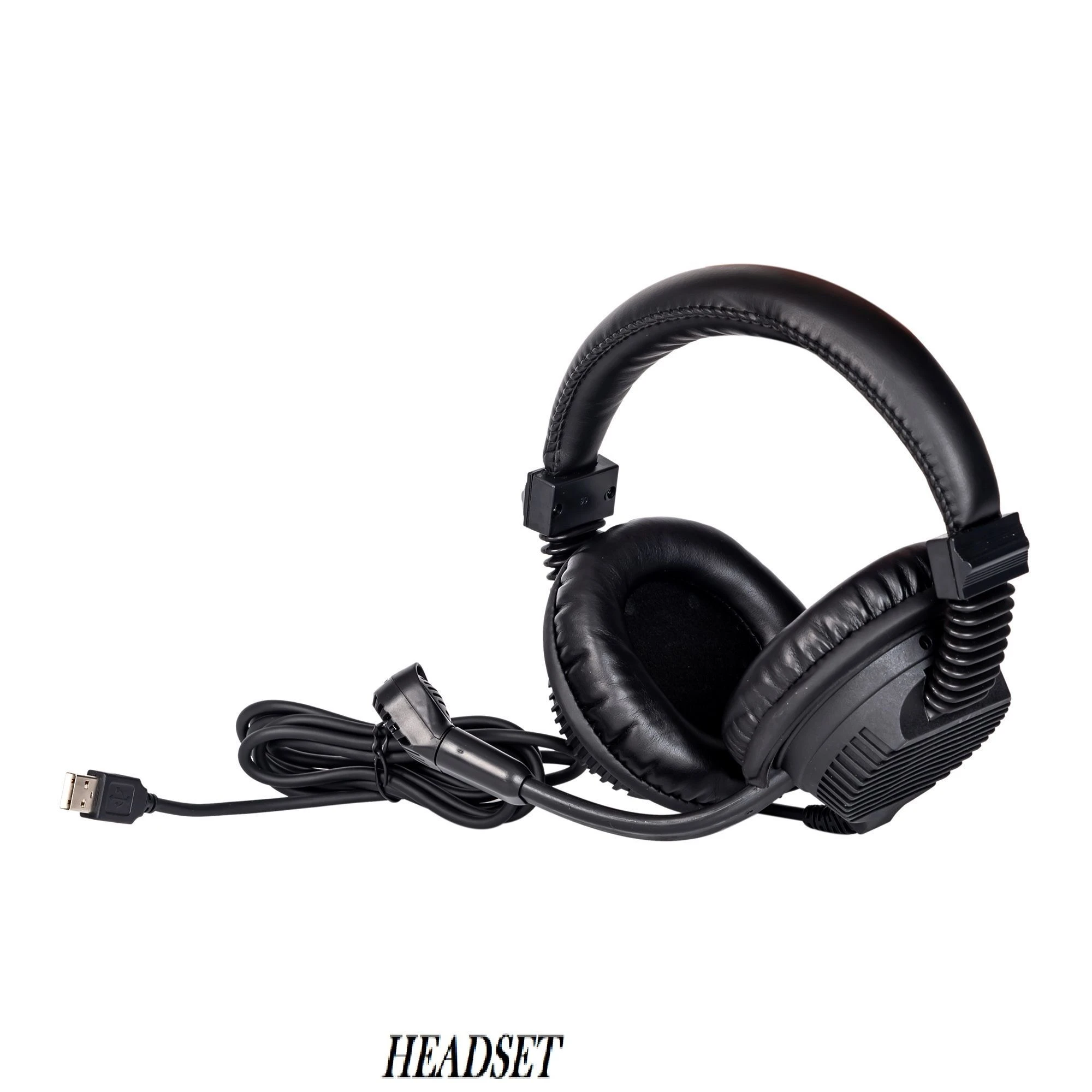 Wholesale Language Lab Headset Computer Lab English Learning High Bass Stereo Music Headset 2*3.5mm 5 DIN Rj12 Headphone Mastero Headset Gaming Mic