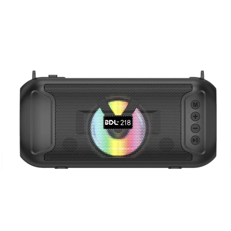 Wholesale Price Rectangle Solar Panel Subwoofer Portable LED Outdoor Blue Tooth Speakers