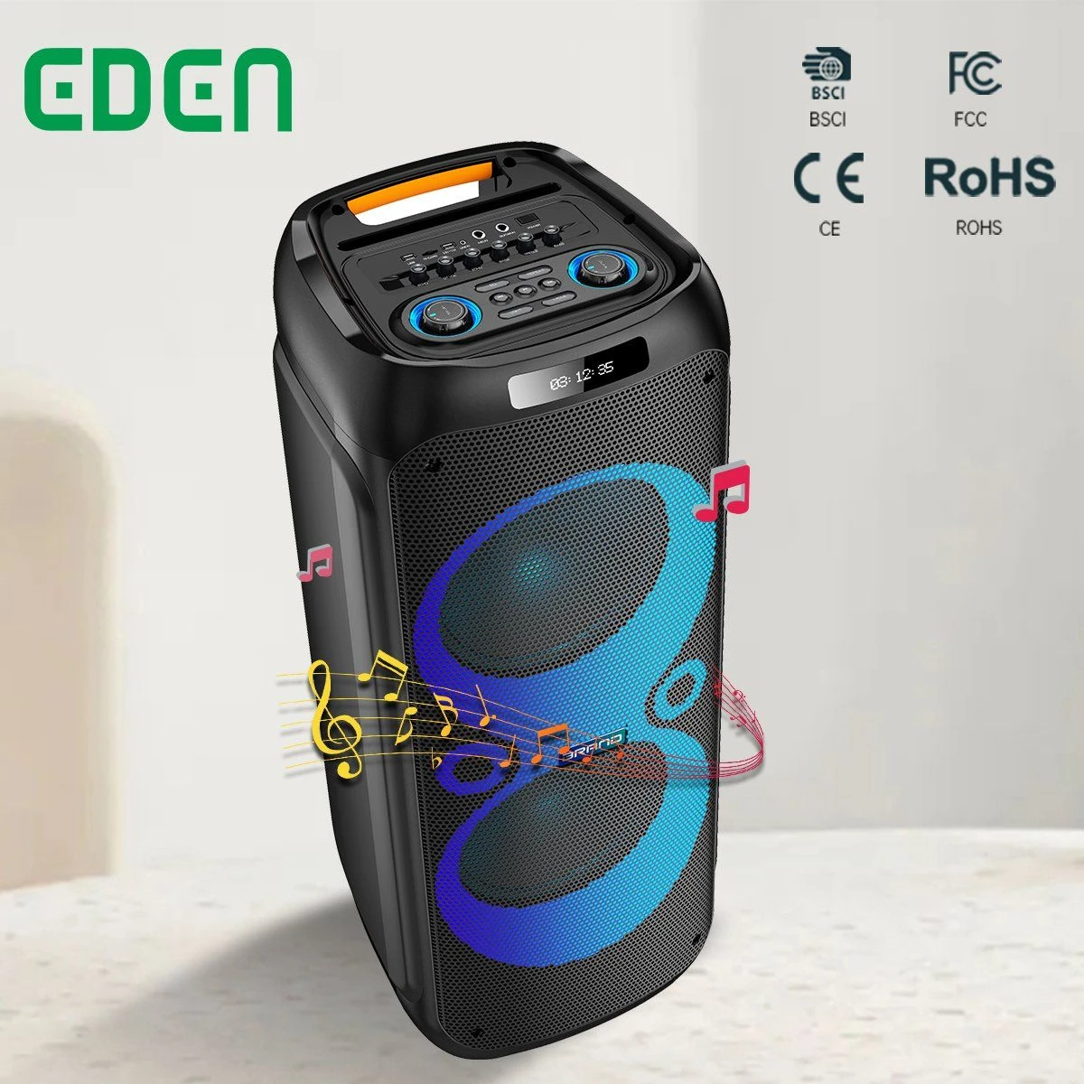 Wholesale Speaker Box Dual 12 Inch Woofer Box Bluetooth Speaker Factory Professional Karaoke Speaker
