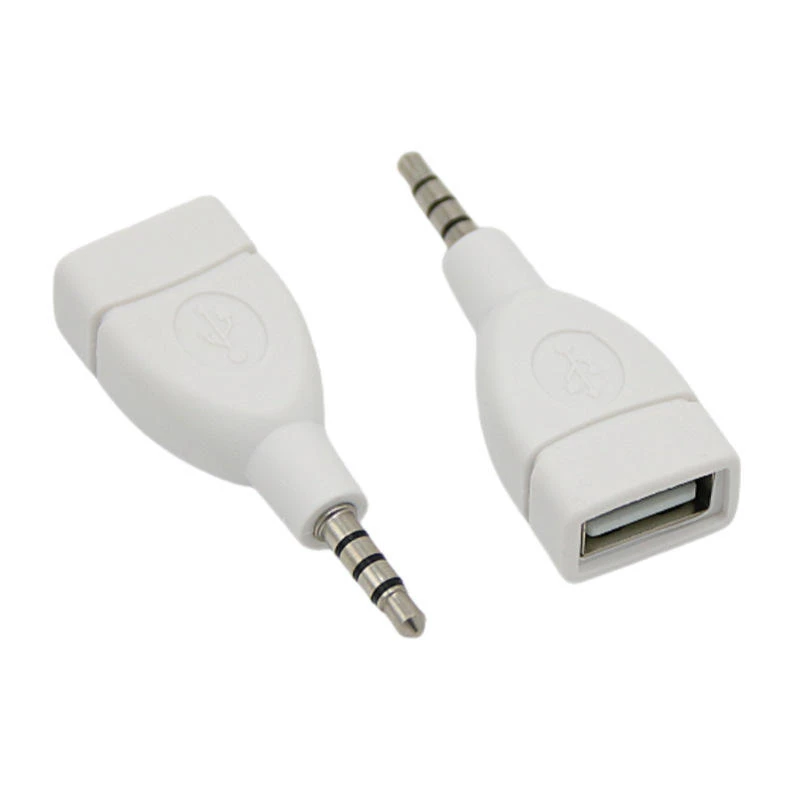 Wholesale USB 2.0 Female Socket to Audio Stereo USB 2.0 Female to 3.5mm Male Audio Adapter for Stereo Sound