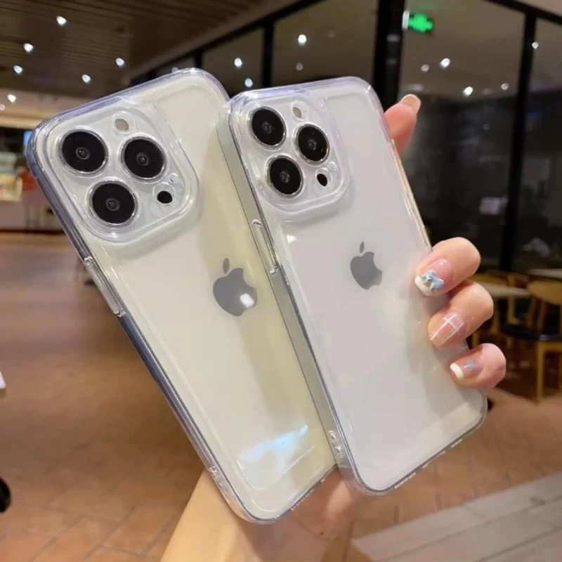 Wholesales Transparent Mobile Phone Cover Support Wireless Charging Clear Phone Case