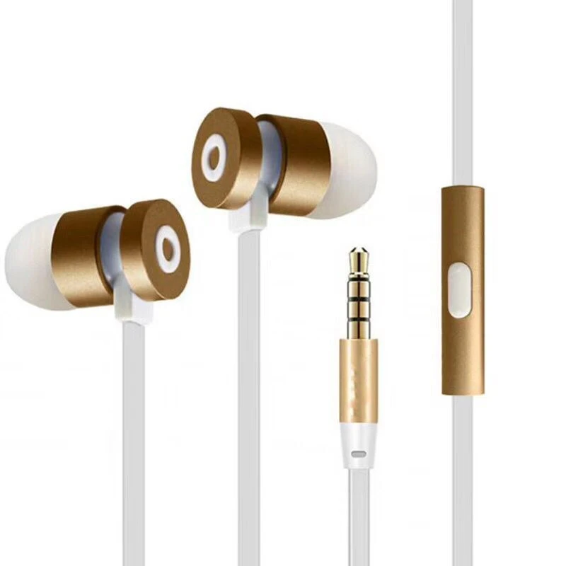Wired Communication Magnetic Metal in Ear Earphone with Mic