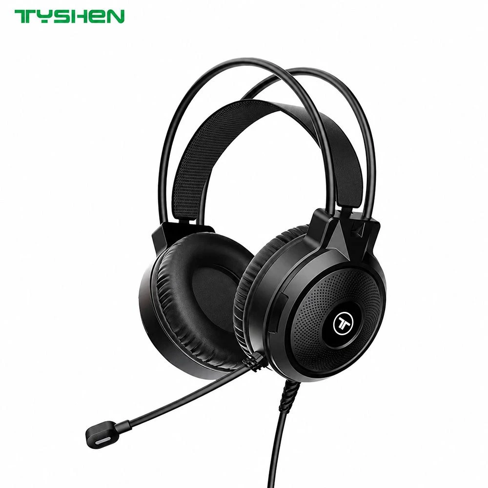 Wired Gaming HP Headset 50mm Driver RGB Light Noise Canceling Mic OEM